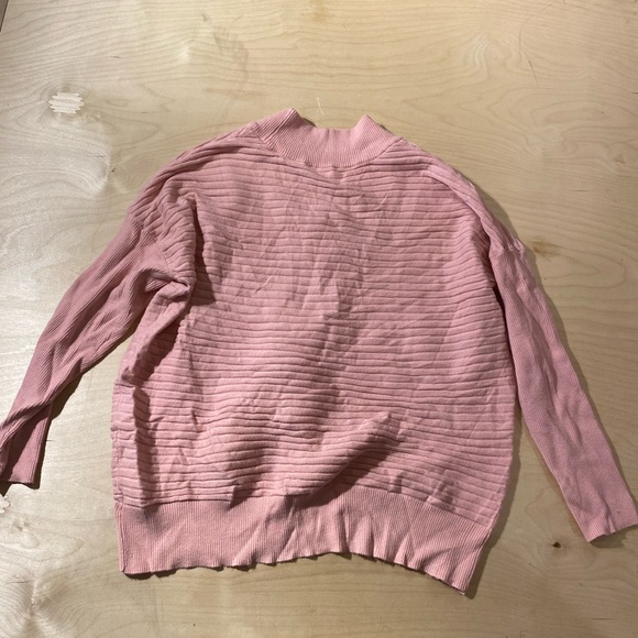 Time and Tru Pink V-Neck Women's Sweater Large (12-14) (MO) - Picture 15 of 15